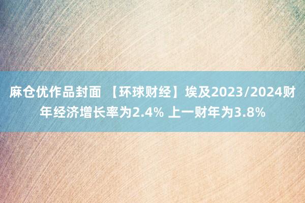 麻仓优作品封面 【环球财经】埃及2023/2024财年经济增长率为2.4% 上一财年为3.8%
