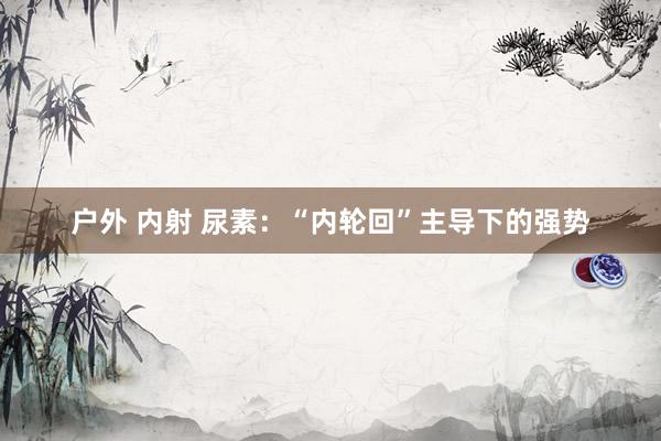 户外 内射 尿素：“内轮回”主导下的强势