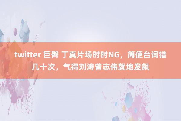 twitter 巨臀 丁真片场时时NG，简便台词错几十次，气得刘涛曾志伟就地发飙